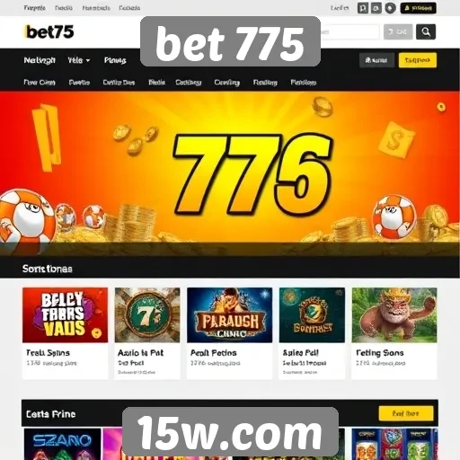 Avaliação das funcionalidades do site bet 775